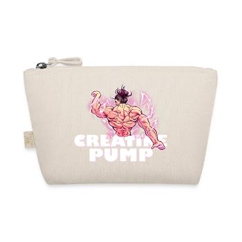 Creatine pump Anime Kreatin Motiv Muskeln Gym - Bio-Täschchen - Natur - Vorne