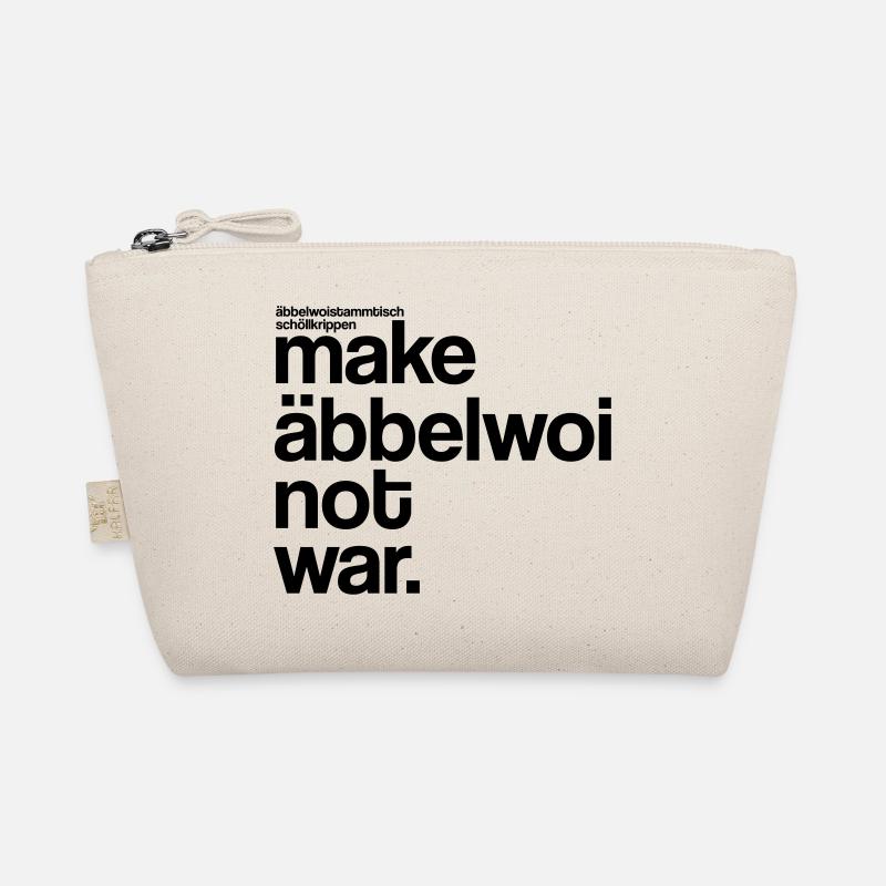make äbbelwoi not war Bio-Täschchen