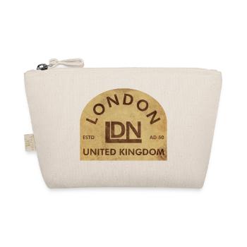 Vintage London Emblem - Bio-Täschchen - Natur - Vorne