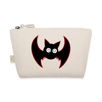 Halloween Bat - Organic Pouch - nature - Front