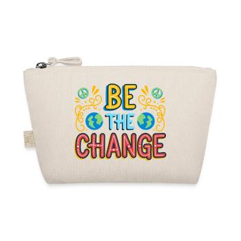 Be the change idee cadeau original - Trousse biologique - nature - Devant