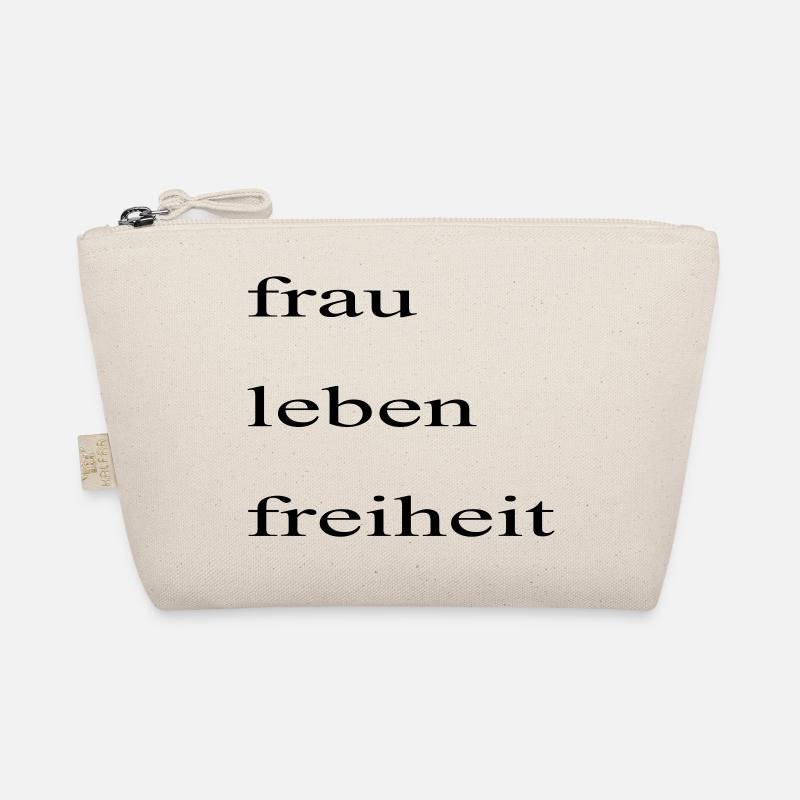 frau leben freiheit - Bio-Täschchen - Natur
