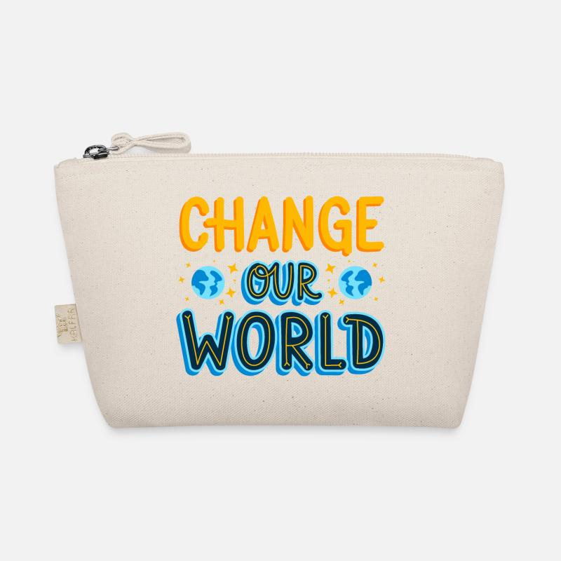 Unsere Welt verändern Originelle Geschenkidee Bio-Täschchen