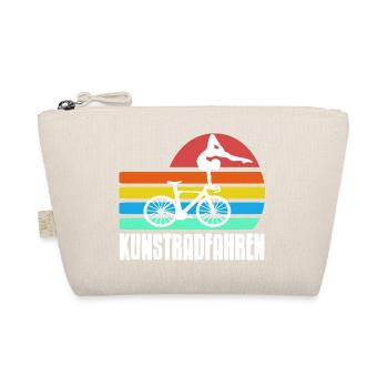Retro ART CYCLING Awesome Art Cycler Designs - Organic Pouch - nature - Front