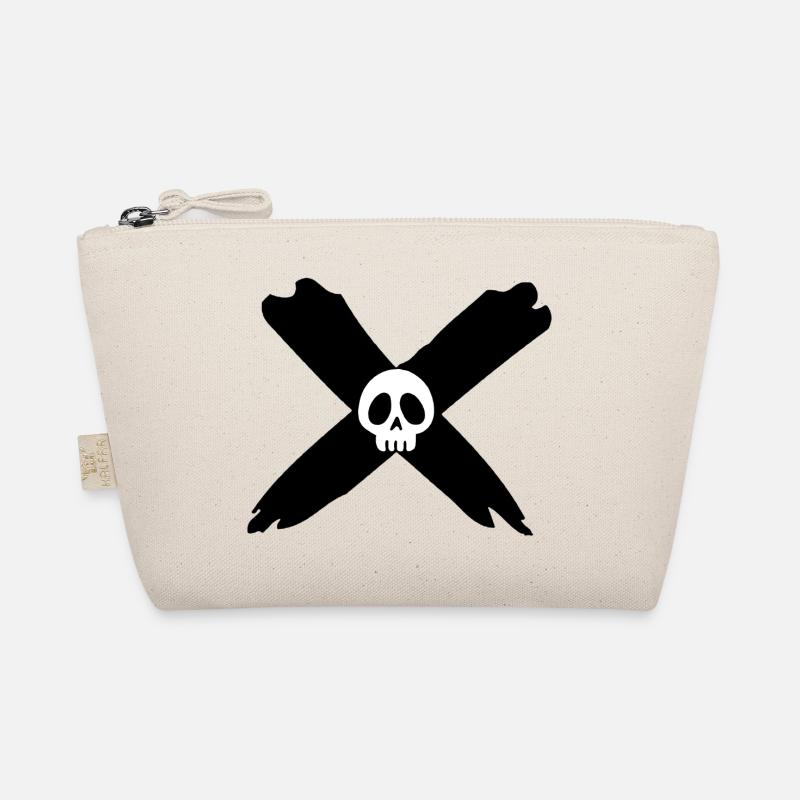 Crâne et croix noire Trousse biologique