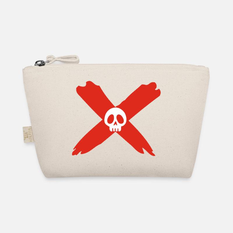 Crâne et croix écarlate Trousse biologique