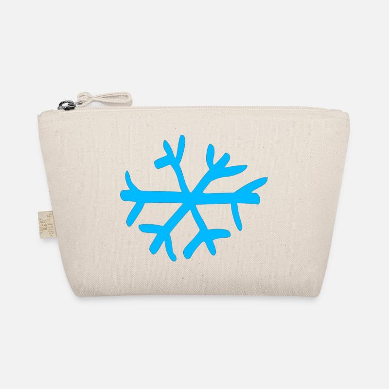 Blue snowflake Organic Pouch