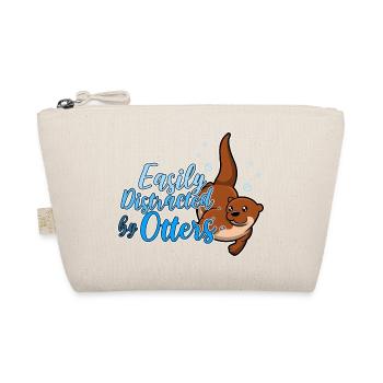 Distracted by Otters Sea Otter River Forest Animal - Organic Pouch - nature - Front