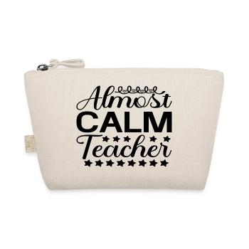 Almost Calm Teacher - Bio-Täschchen - Natur - Vorne
