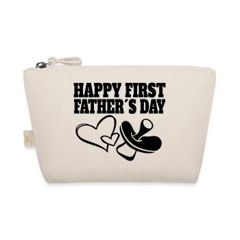 Fête des pères Papa Enfant Famille Papa Fille Fils - Trousse biologique - nature - Devant