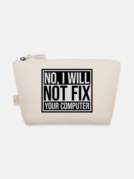 not fix your computer - Organic Pouch - nature - Front