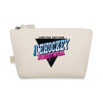 Eishockey Sport Neon Vintage Retro Streetwear - Bio-Täschchen - Natur - Vorne