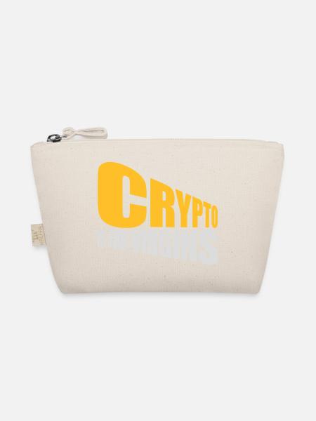 crypto is for virgins - Organic Pouch - nature - Front