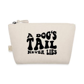 A Dog's Tail Never Lies - Organic Pouch - nature - Front