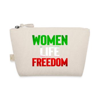 Frauen leben Freiheit - Bio-Täschchen - Natur - Vorne