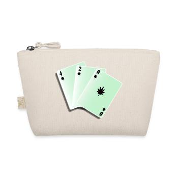 Spielkarten 4,2 & 0 - Bio-Täschchen - Natur - Vorne