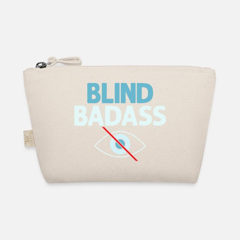 Blind Badass Blindness Braille Dots Bio-Täschchen
