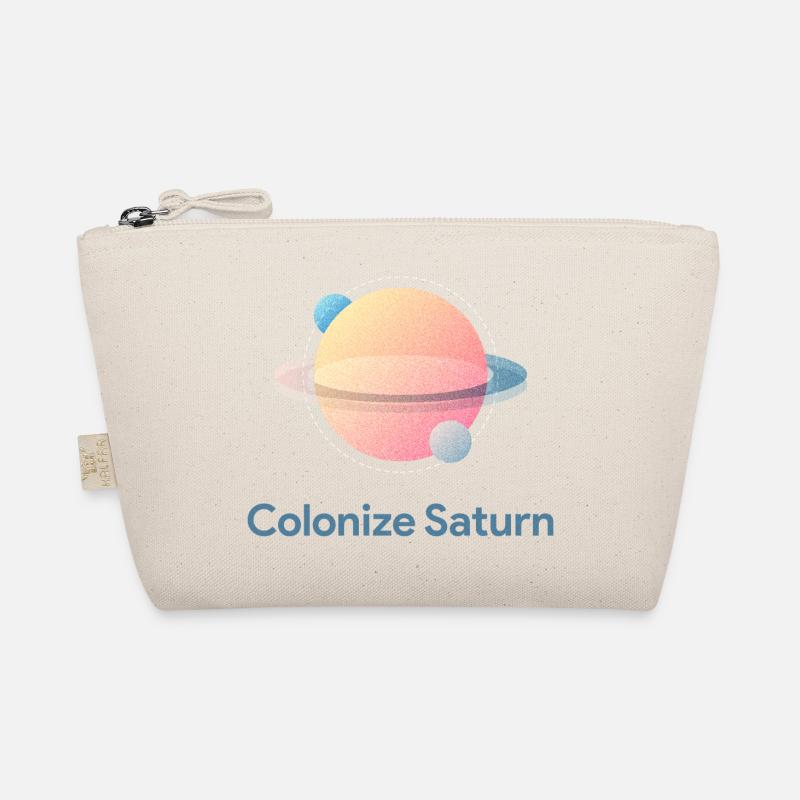 Colonize Saturn - Bio-Täschchen - Natur