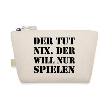 Hund Dog - Bio-Täschchen - Natur - Vorne