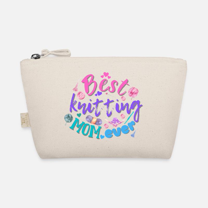 die beste Strickmama aller Zeiten, Beste Mutter. Sickers, sh Bio-Täschchen