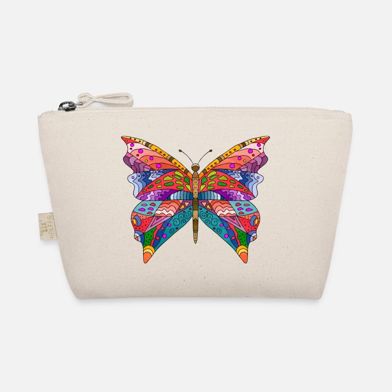 Bunter Schmetterling Bio-Täschchen