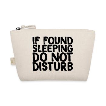 Si dormir ne dérange pas - Trousse biologique - nature - Devant