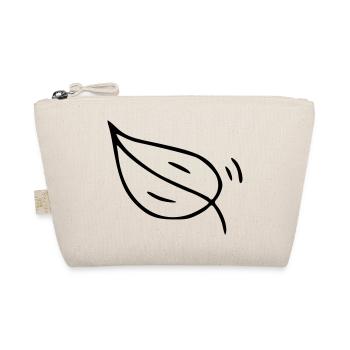 Plant drawing nature sketch black - Organic Pouch - nature - Front