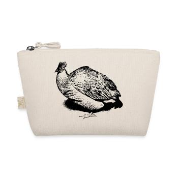 Funny Chicken Line Art Pop Art Minimalist 11 - Organic Pouch - nature - Front