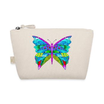 Bunter Schmetterling - Bio-Täschchen - Natur - Vorne