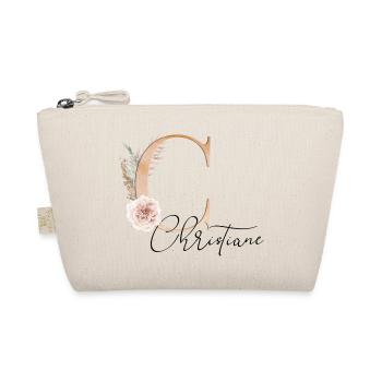 Christiane! Name Boho - Organic Pouch - nature - Front