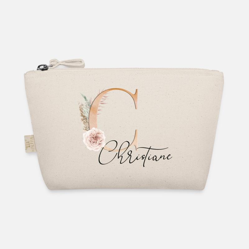 Christiane! Name Boho Bio-Täschchen