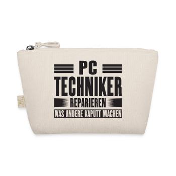Servicetechniker Support Lösung Spruch Service PC - Bio-Täschchen - Natur - Vorne