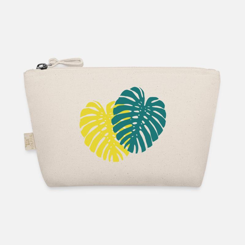 Monstera Leaf Organic Pouch