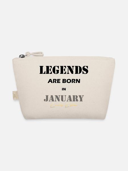 January Legends Geschenk black - Bio-Täschchen - Natur