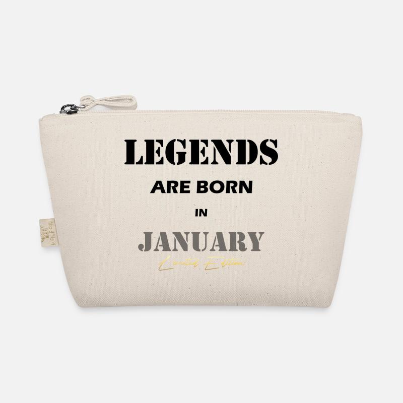 January Legends Gift black - Organic Pouch - nature