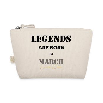 March Legends Geschenk black - Bio-Täschchen - Natur - Vorne