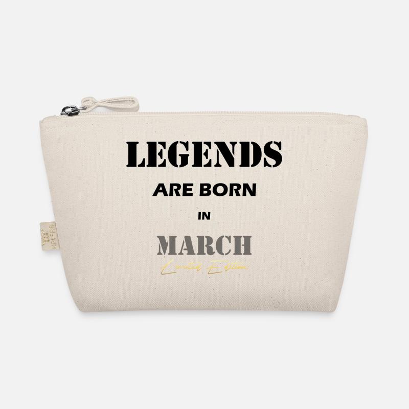 March Legends Geschenk black Bio-Täschchen