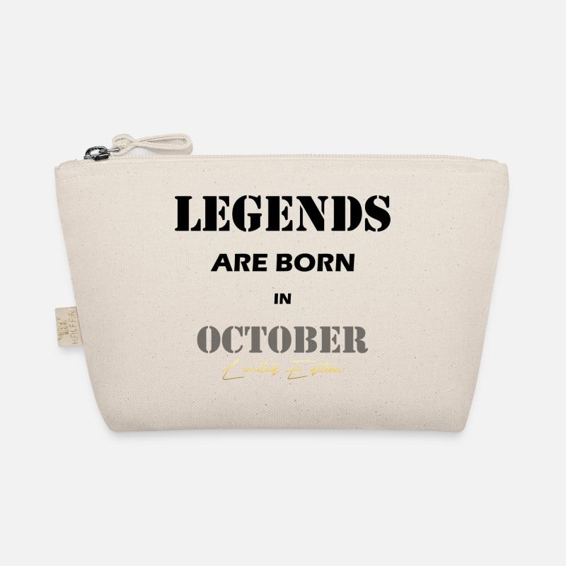 October Legends Geschenk black Bio-Täschchen