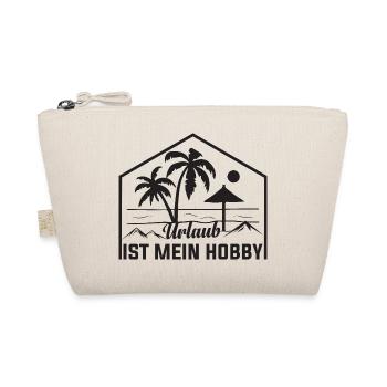 Urlaub ist mein Hobby - Reisen ist meine Welt - Bio-Täschchen - Natur - Vorne