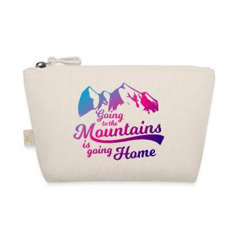 Adventure Travel Hiking Mountain - Organic Pouch - nature - Front