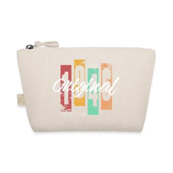 1946 Vintage Retro Birthday - Organic Pouch - nature - Front