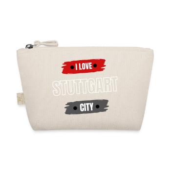 I love Stuttgart City | Schwabenland 0711 - Bio-Täschchen - Natur - Vorne