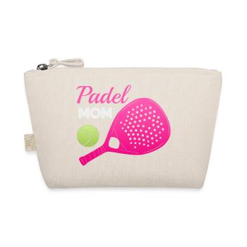 Padel Paddle Racket Tennis Sport I Gift - Organic Pouch - nature - Front