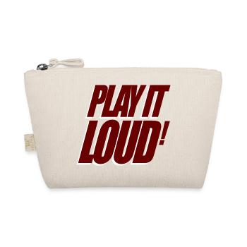 musique techno house dance play it loud cadeau - Trousse biologique - nature - Devant