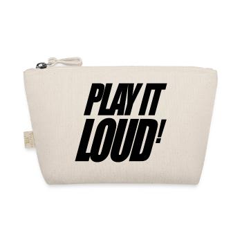 musique techno house dance play it loud cadeau - Trousse biologique - nature - Devant