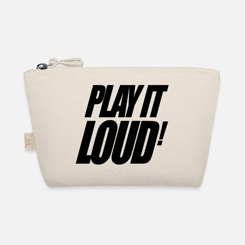 Techno Musik House Dance Play It Loud Geschenk Bio-Täschchen