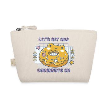 Let's Get Our Doughnuts On Funny Donuts Lover - Bio-Täschchen - Natur - Vorne