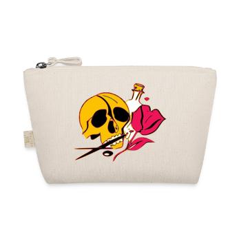 Crâne, bouteille et rose - Trousse biologique - nature - Devant