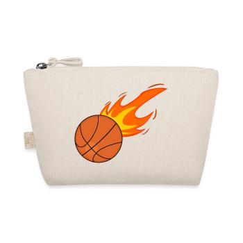 Basketball basketball players - Organic Pouch - nature - Front