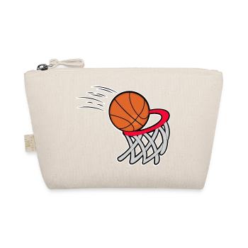 Basketball basketball players - Organic Pouch - nature - Front